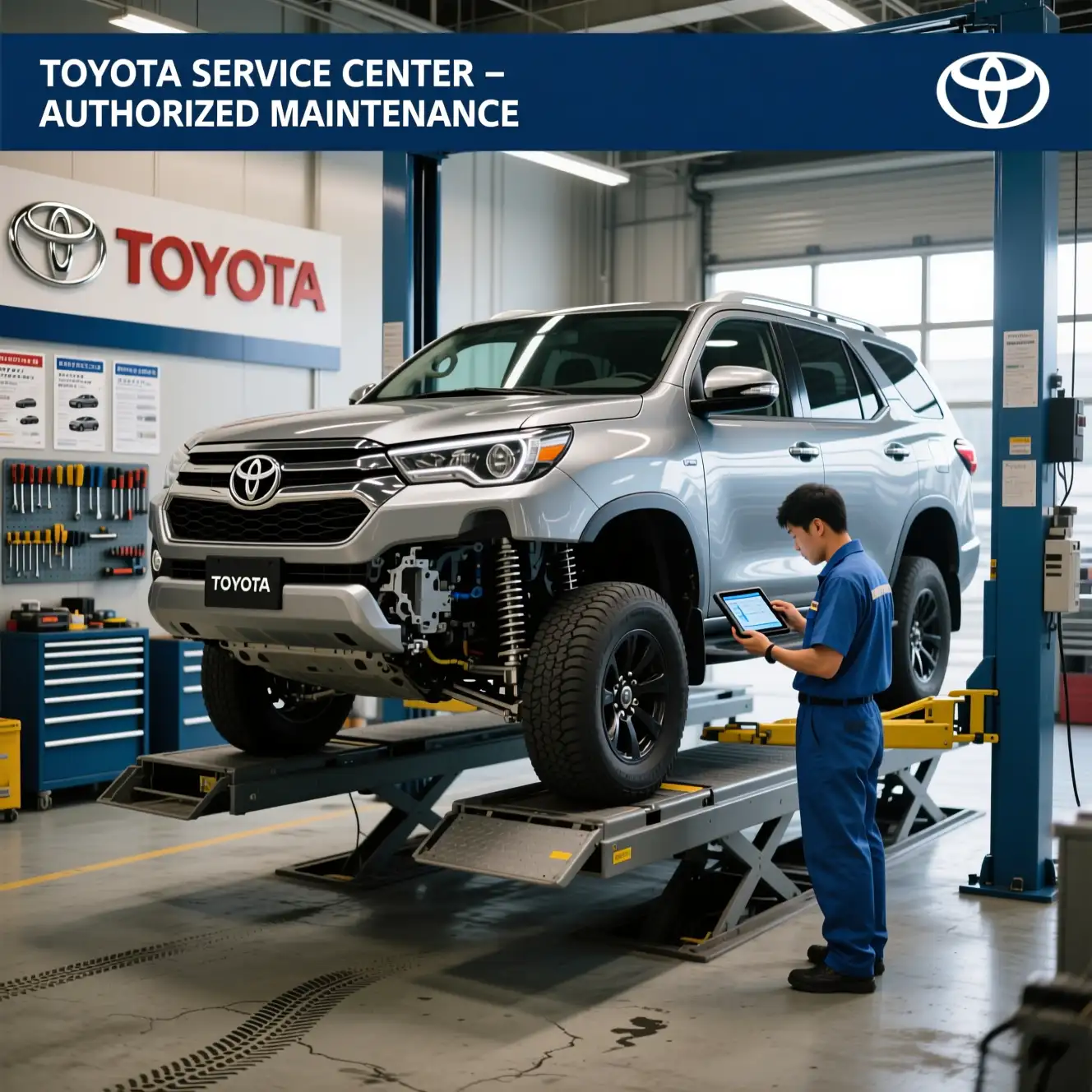 تعمیرگاه تخصصی تویوتا فورچونر خیابان مطهری میدان نبوت