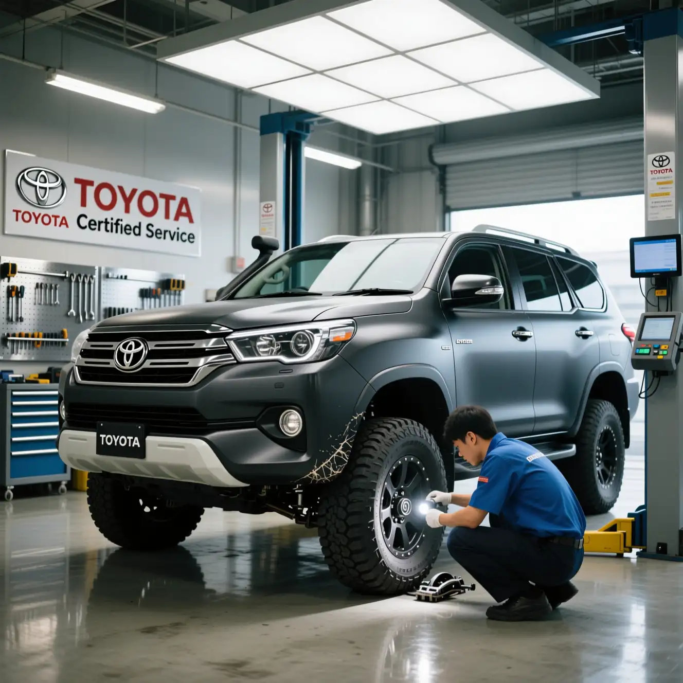 تعمیرگاه تخصصی تویوتا فورچونر خیابان مطهری میدان نبوت