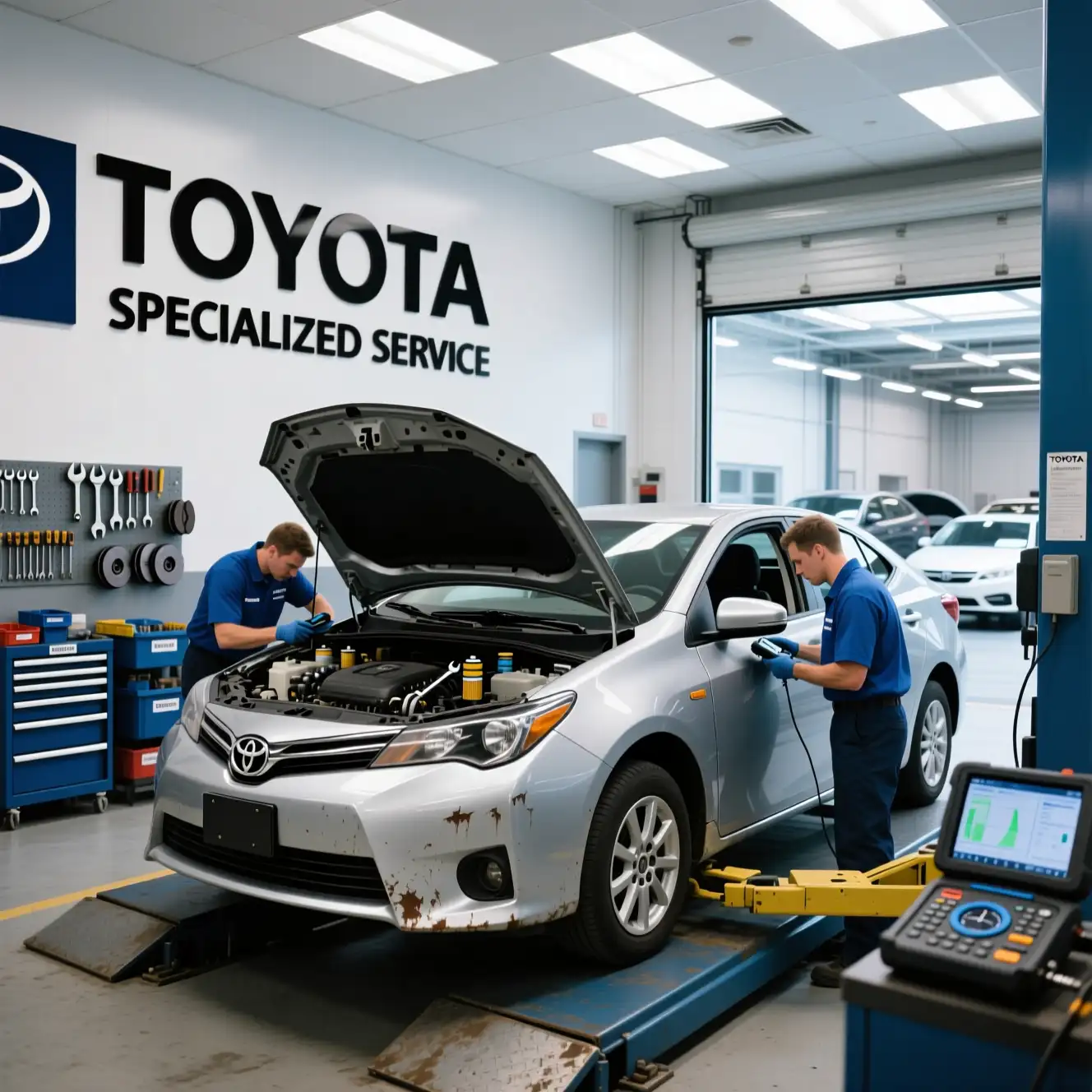 تعمیرگاه تخصصی تویوتا کرولا باغستان شرقی