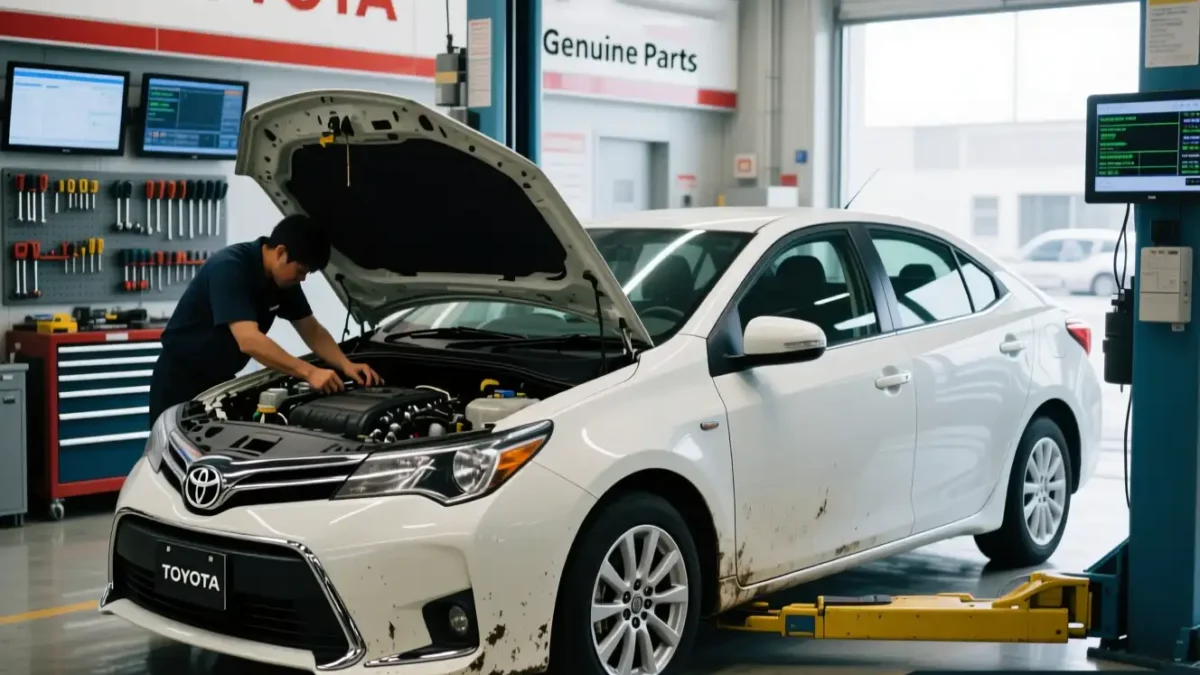 تعمیرگاه تخصصی تویوتا کرولا باغستان شرقی