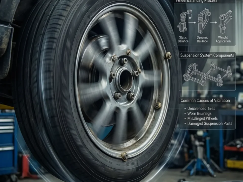 لرزش فرمان تویوتا در سرعت بالا